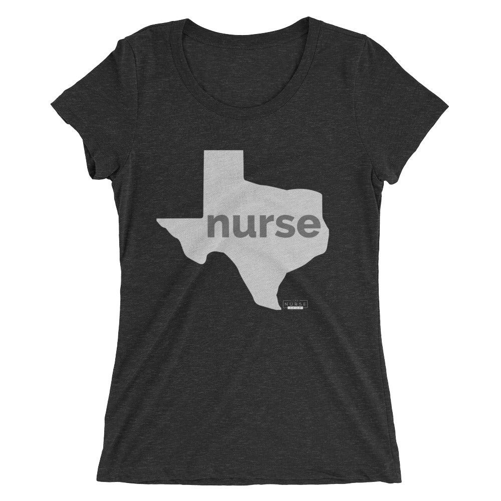 Texas Nurse State Ladies' short sleeve t-shirt
