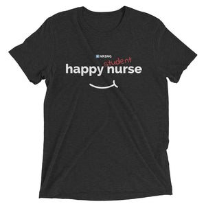 "Happy Student Nurse" Mens Short sleeve t-shirt