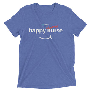 "Happy Student Nurse" Mens Short sleeve t-shirt