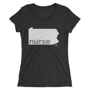 Pennsylvania Nurse State Ladies' short sleeve t-shirt