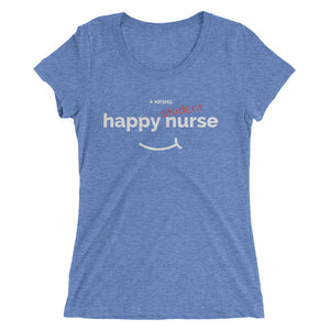 "Happy Student Nurse" Ladies' short sleeve t-shirt