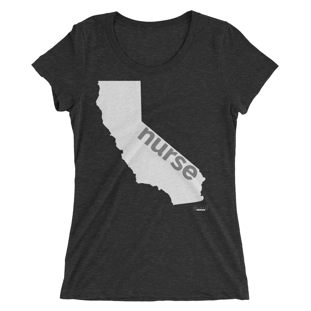 California Nurse State Ladies' short sleeve t-shirt