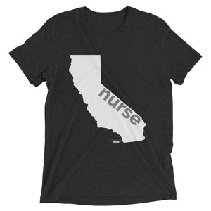 California Nurse State Mens Short sleeve t-shirt