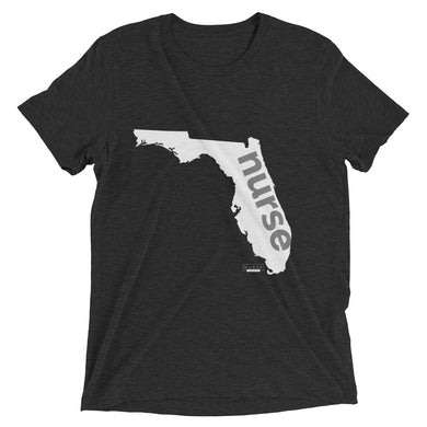 Florida Nurse State Mens Short sleeve t-shirt
