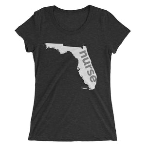 Florida Nurse State Ladies' short sleeve t-shirt