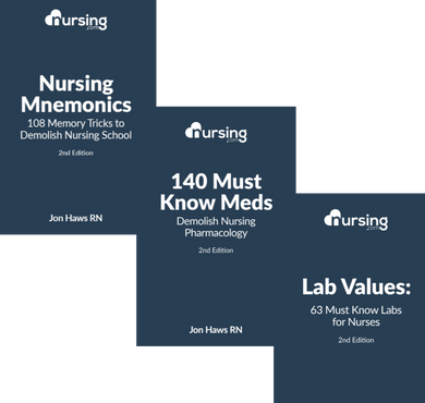 NURSING.com Book Bundle | Discount Applied at Checkout | US Residents Only