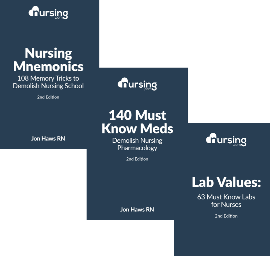 NURSING.com Book Bundle | Discount Applied at Checkout | US Residents Only